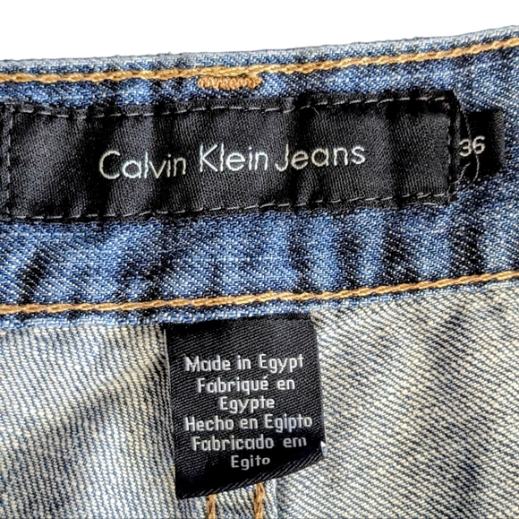 Calvin Klein | Men's Straight Leg Jeans Size 36/32 - Picture 6 of 7